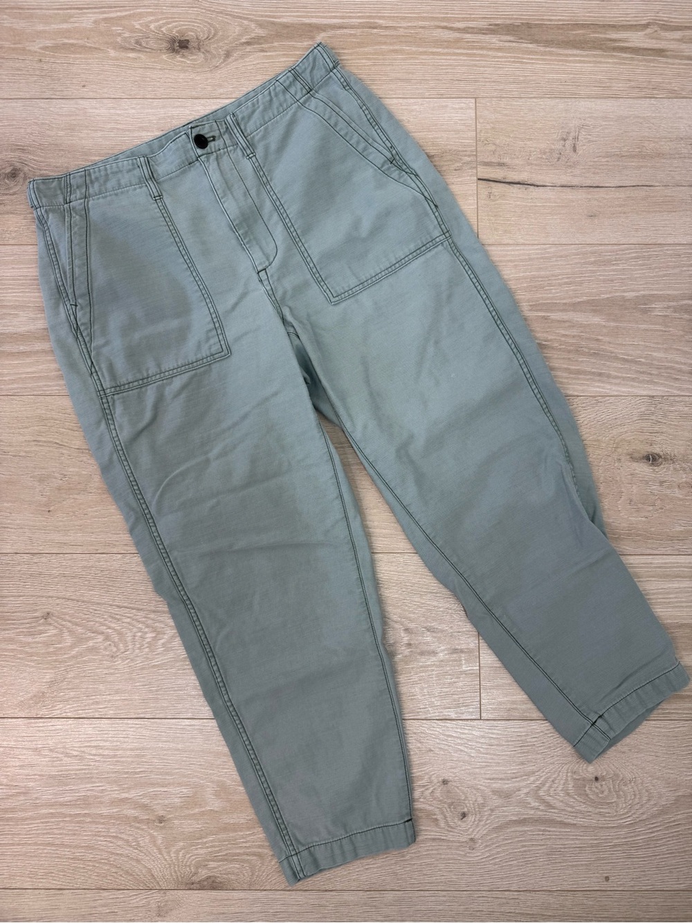 Madewell Green Griff Tapered Fatigue Cargo Pant